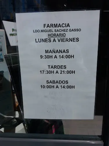 Farmacia Miguel Sánchez Gassó - Palma del Rio