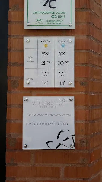 Farmacia Villafranca Ruiz C.B.