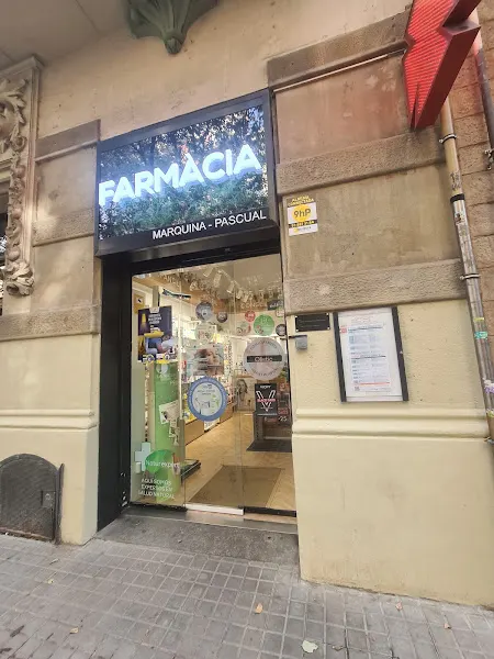Farmàcia Marquina Pascual - Consell de Cent