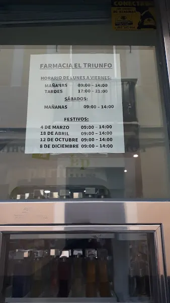 Farmacia del Triunfo - Lda. María Jesús Casado Mañes